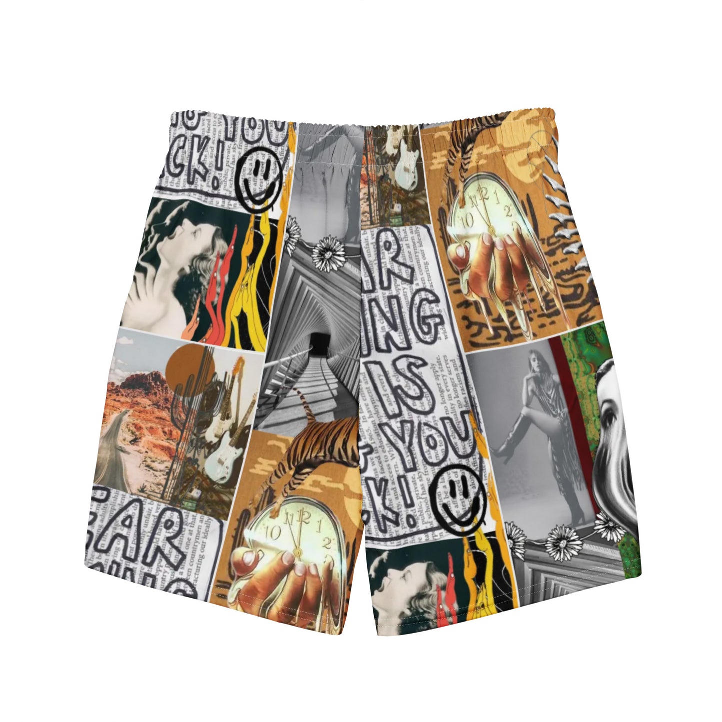 Cosmic Cowgirl: Athletic Swim Shorts