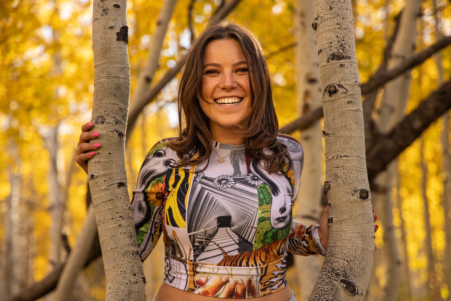 Cosmic Cowgirl: Surf Rash Guard