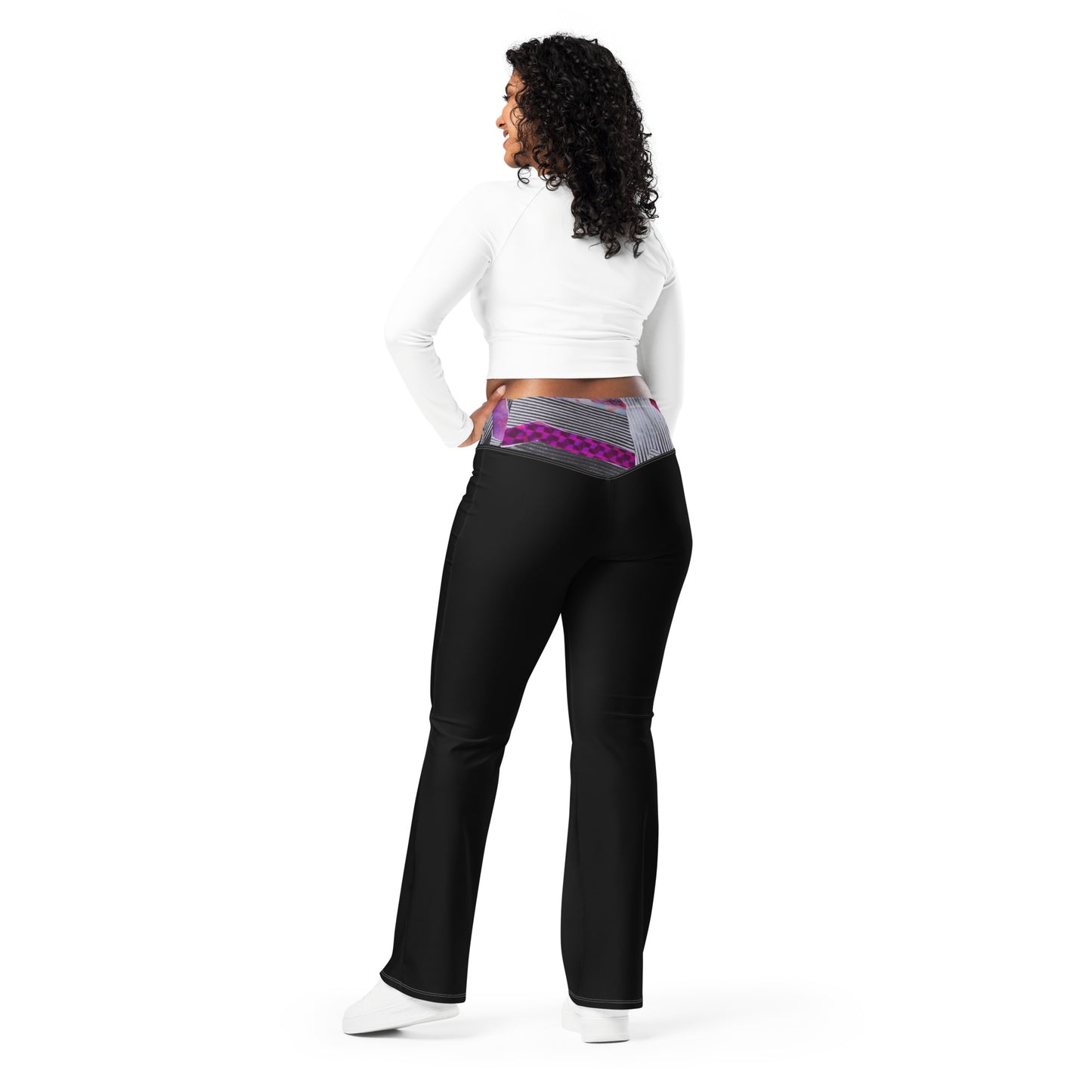 Flare Yoga Pants: Midnight Self-Love