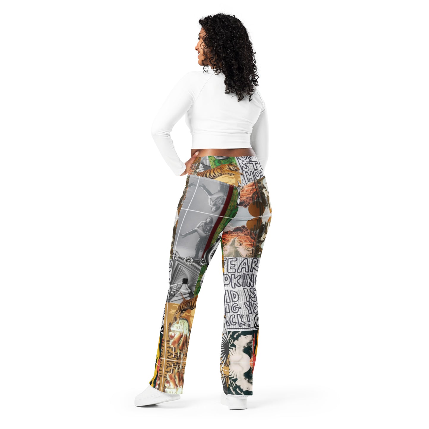 Flare Yoga Pants: Cosmic Cowgirl