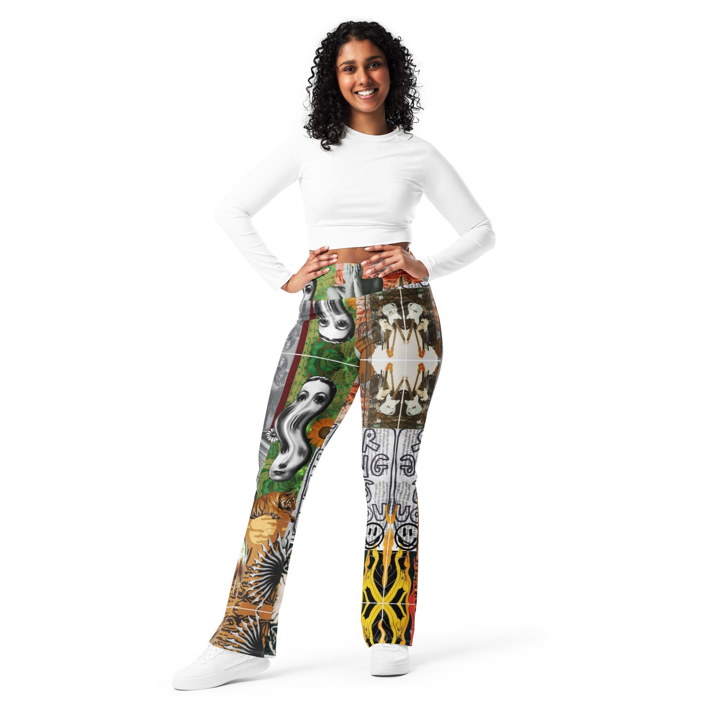 Flare Yoga Pants: Cosmic Cowgirl