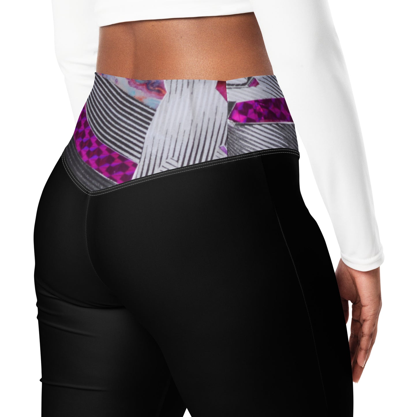 Flare Yoga Pants: Midnight Self-Love