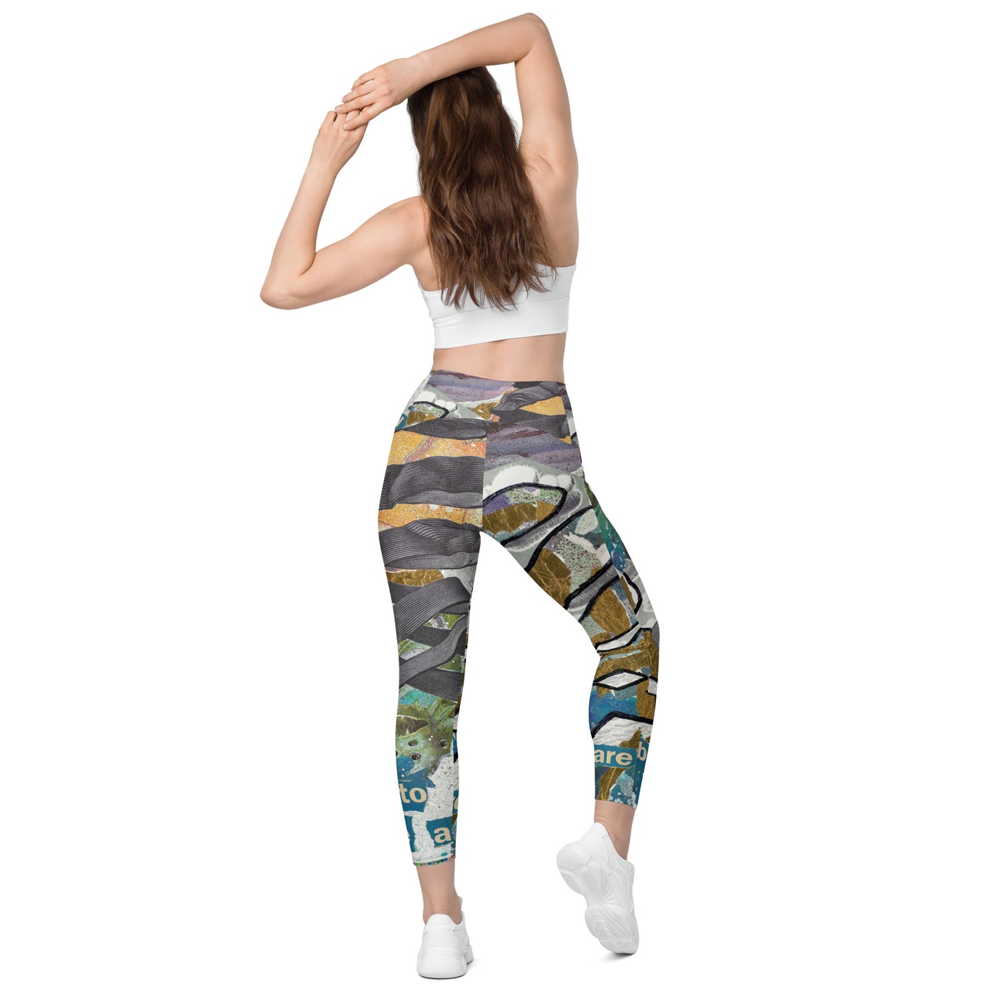 Crossover Yoga Pants: Love and Create