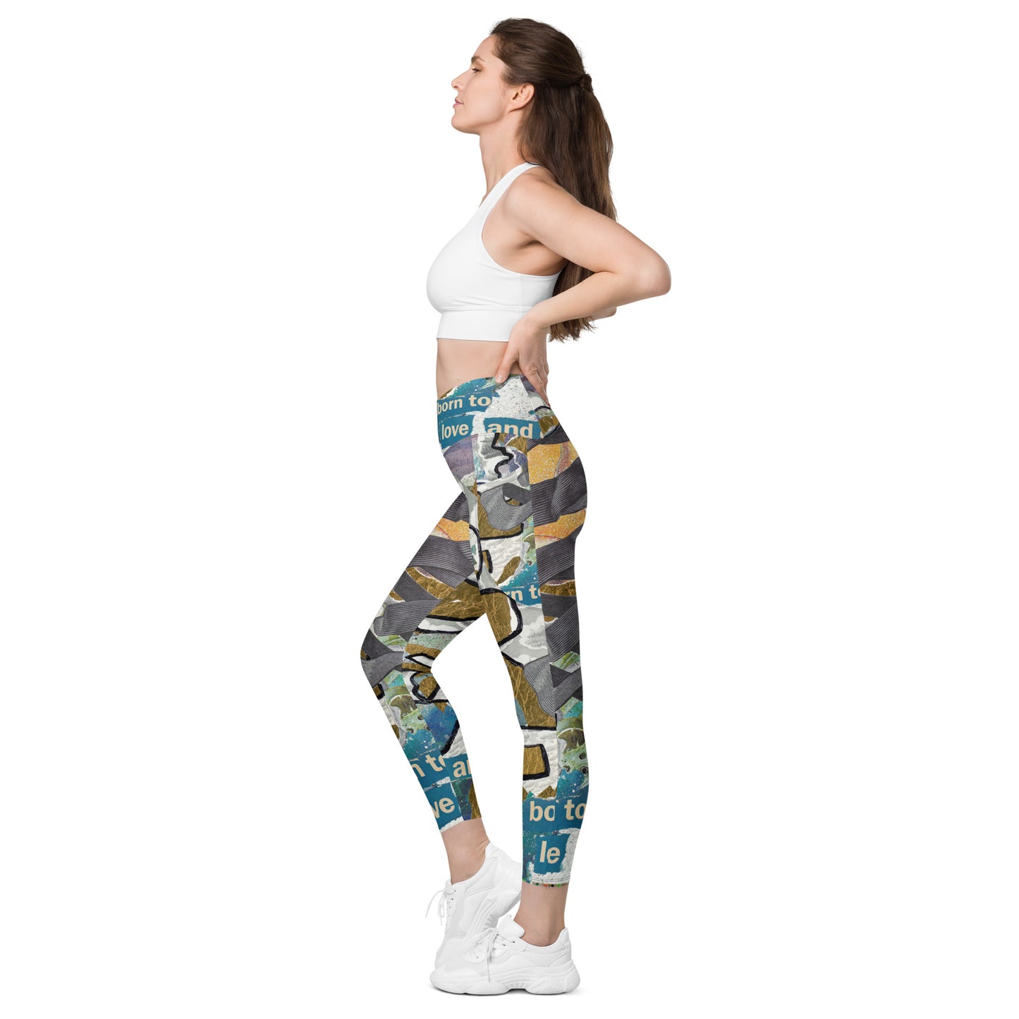 Crossover Yoga Pants: Love and Create