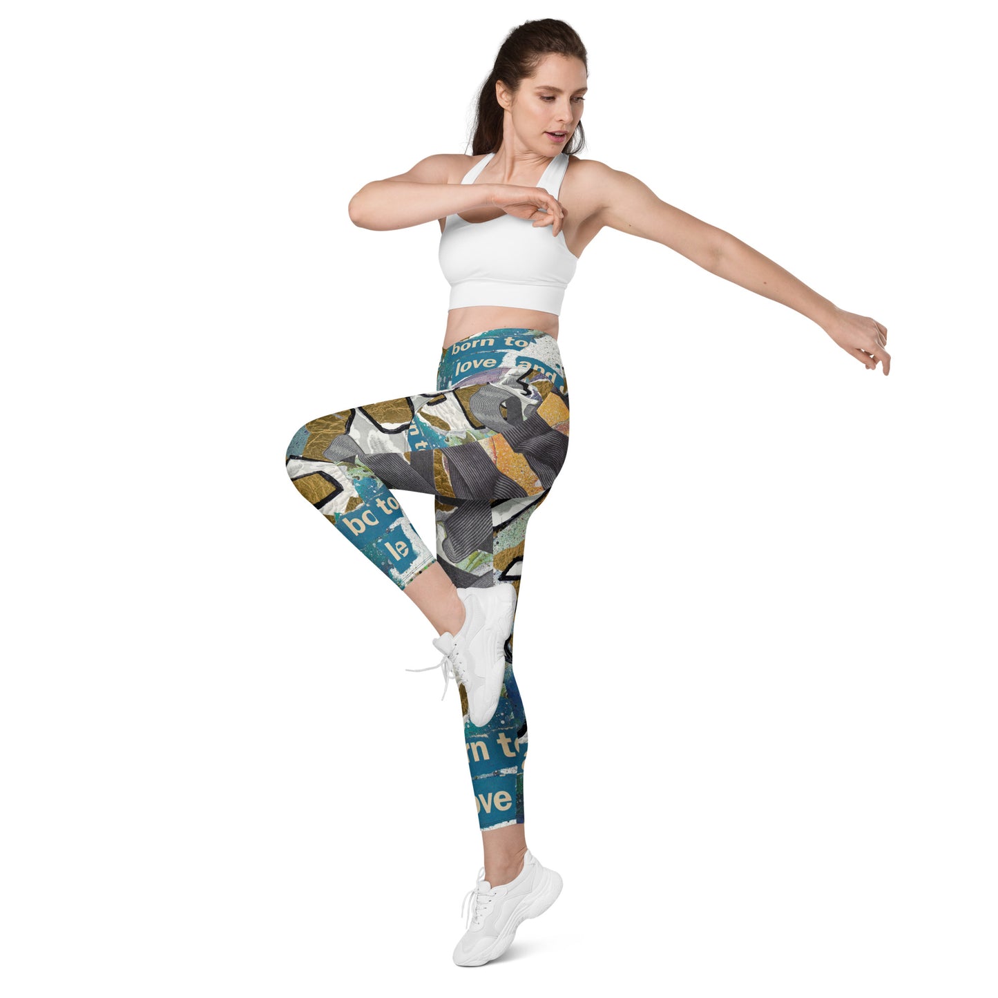 Crossover Yoga Pants: Love and Create