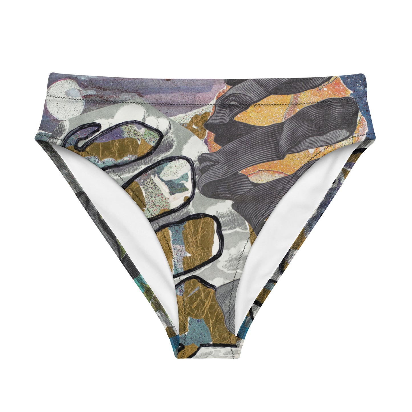 High-Waisted Swim Bottom: Love and Create