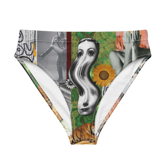 High-Waisted Swim Bottom: Cosmic Cowgirl