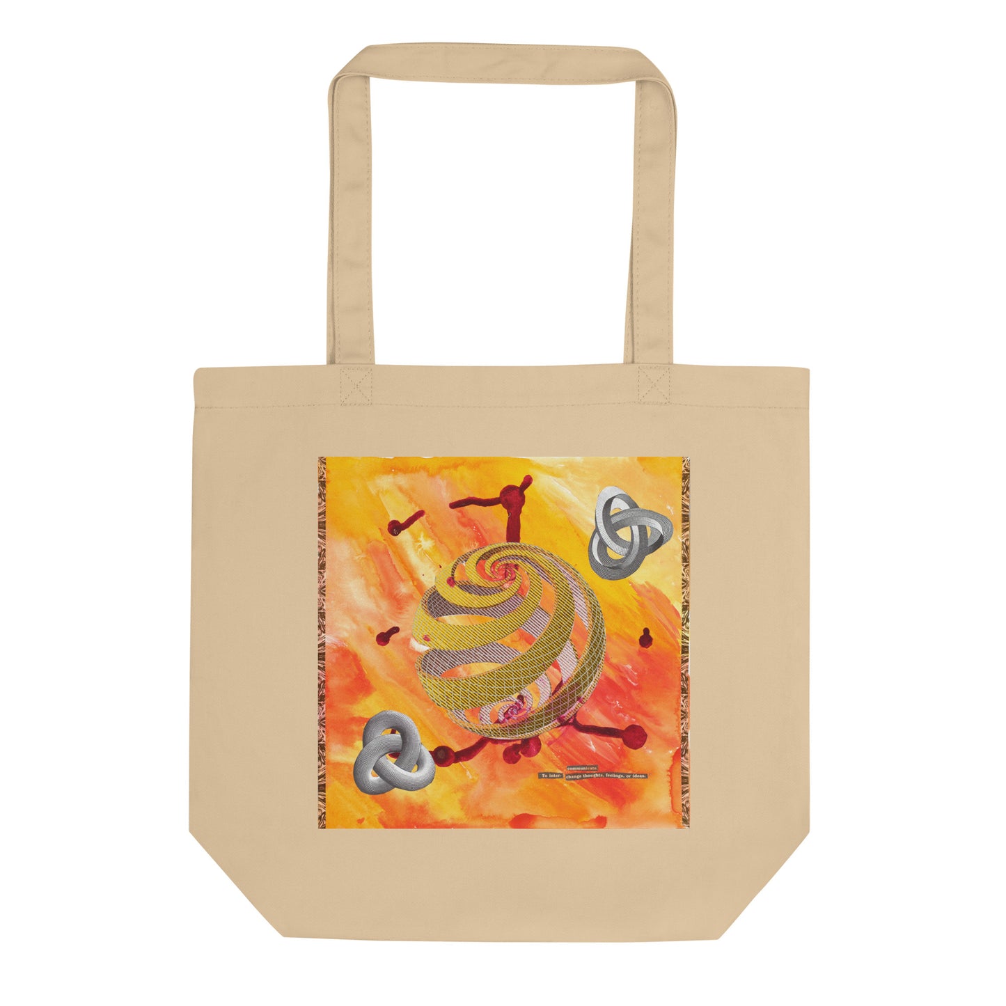 Organic Cotton Tote Bag: Transmit