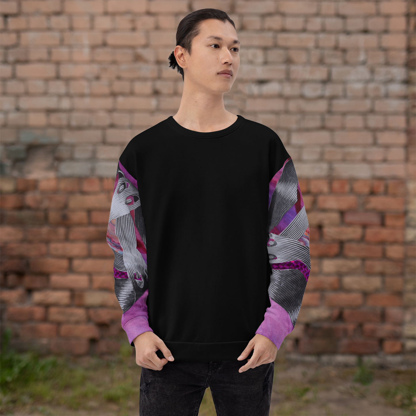 Unisex Recycled Crewneck: Midnight Self-Love