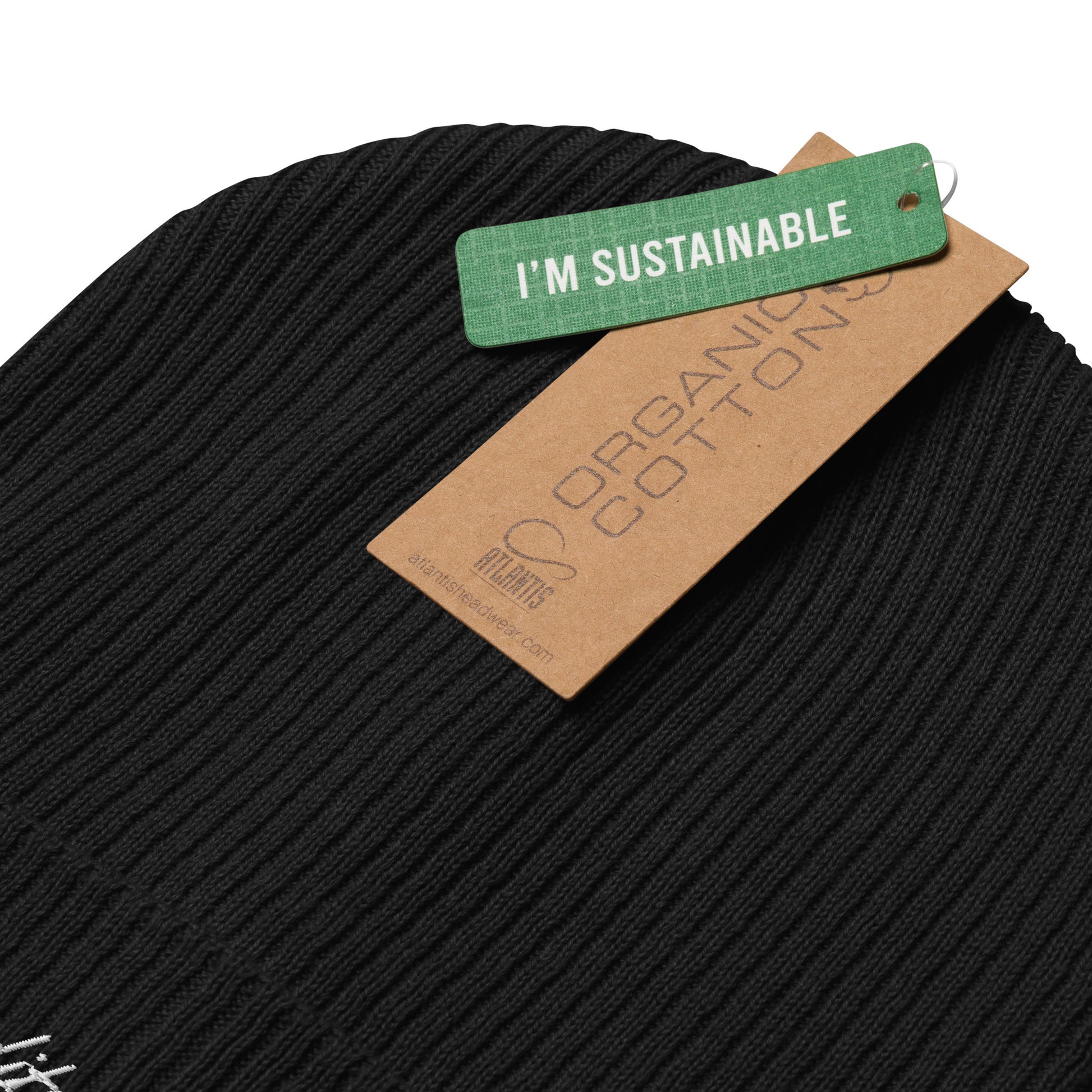 Organic Cotton Ribbed Beanie | Sustainable Style - Hero's Journey Studio 